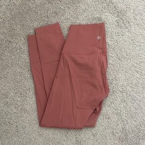Pink Lululemon Leggings Size 4